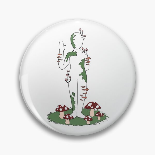 Item preview, Fungi and moss covered person  designed and sold by DoesArtAndStuff.