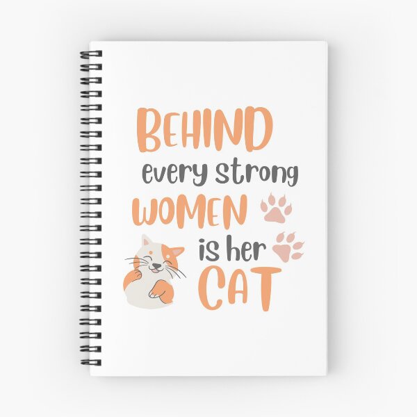 Item preview, Behind Every Strong Woman Is Her Cat In Purple For Empower Cat Lover Womens - Behind Every Strong Woman Is Her Cat designed and sold by lodarohit.