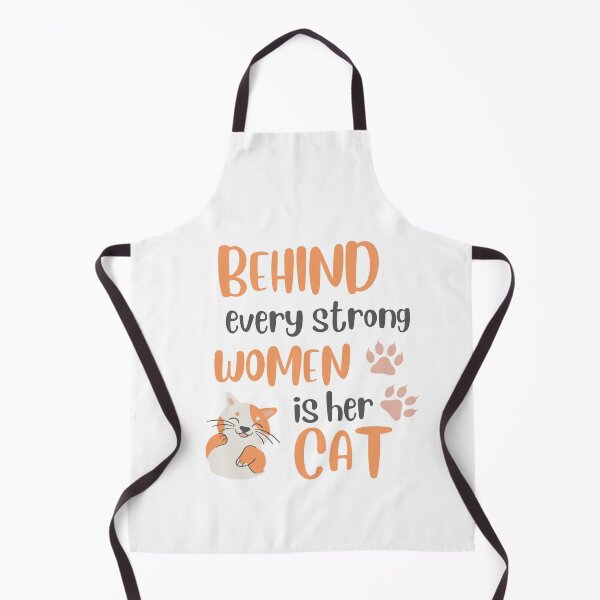 Item preview, Behind Every Strong Woman Is Her Cat In Purple For Empower Cat Lover Womens - Behind Every Strong Woman Is Her Cat designed and sold by lodarohit.