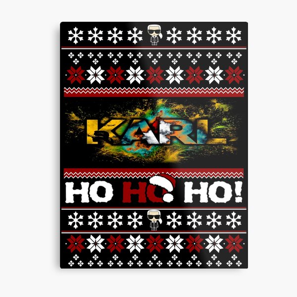 Weihnachtsgalaxie Karl Metallbild