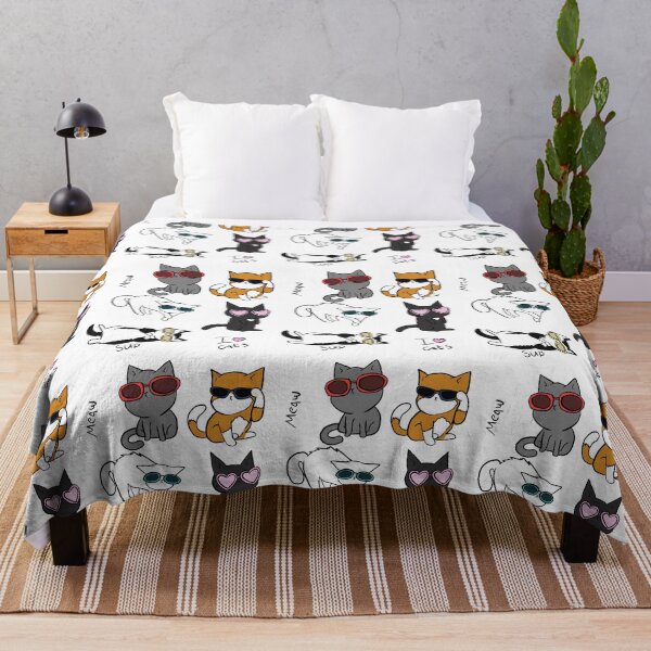 Item preview, Funny cats with glasses designed and sold by Mayarart.