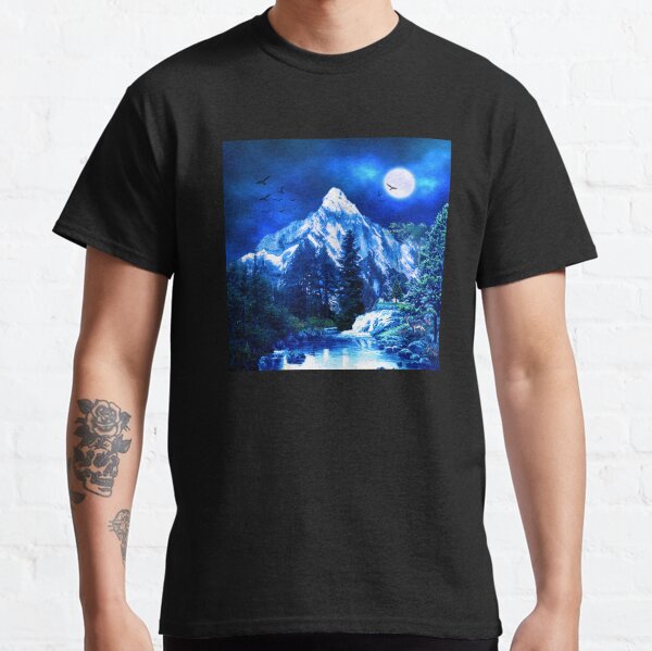 Wildlife Night Mood Forest Classic T-Shirt