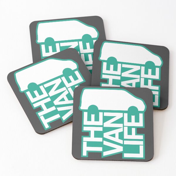 Item preview, the van life outline logo : aqua designed and sold by robnoble.