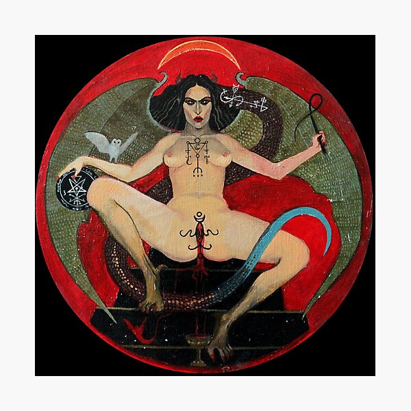 Lilith Succubus Photographic Print