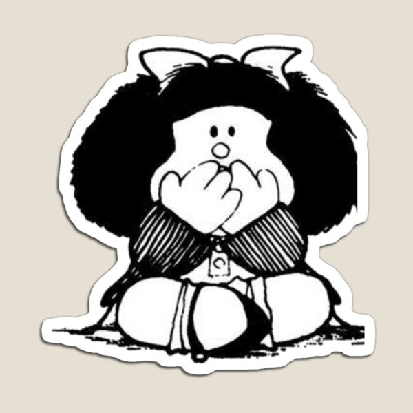 Item preview, Mafalda Quino designed and sold by GoldenTicketer.