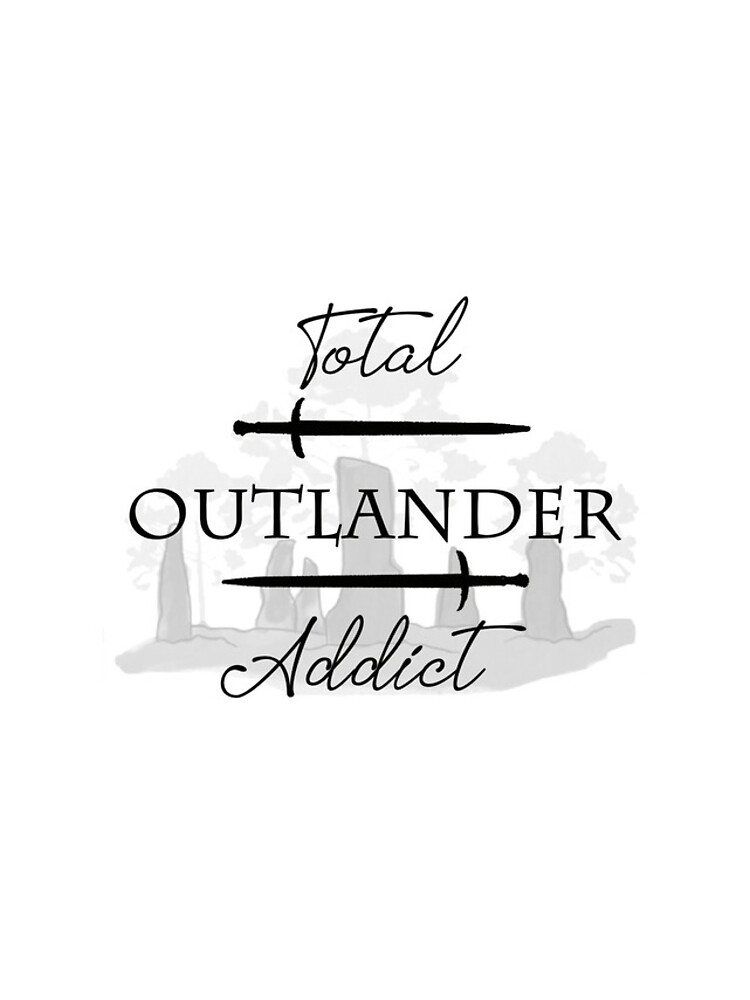 Aperçu 4 sur 4. Coque iPhone avec l'œuvre Totalement Addict à Outlander créée et vendue par OutlanderAddict.