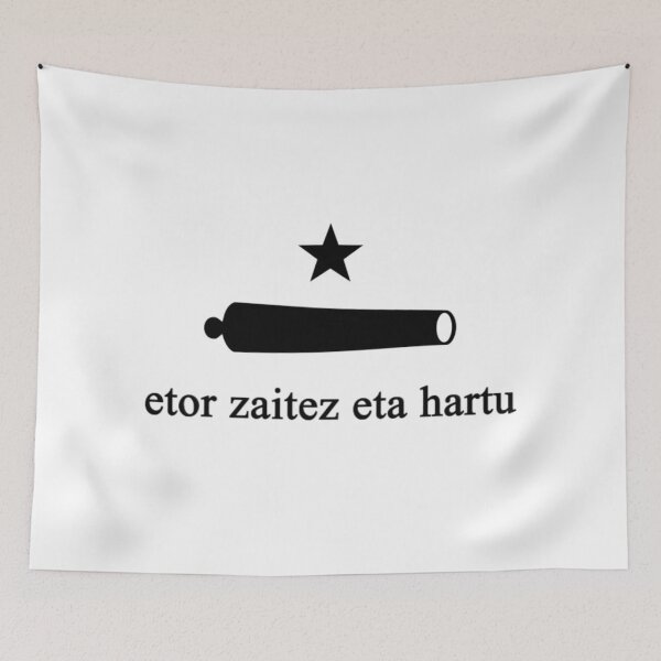 Item preview, 'etorri eta har ezazu' bandera (Basque Come and Take It Flag) designed and sold by JonathanR1994.