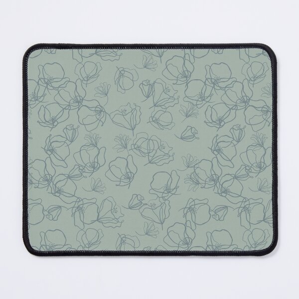 Aperçu de l'œuvre Fleurs abstraites - bleu clair créée et vendue par MoshitoDesigns.
