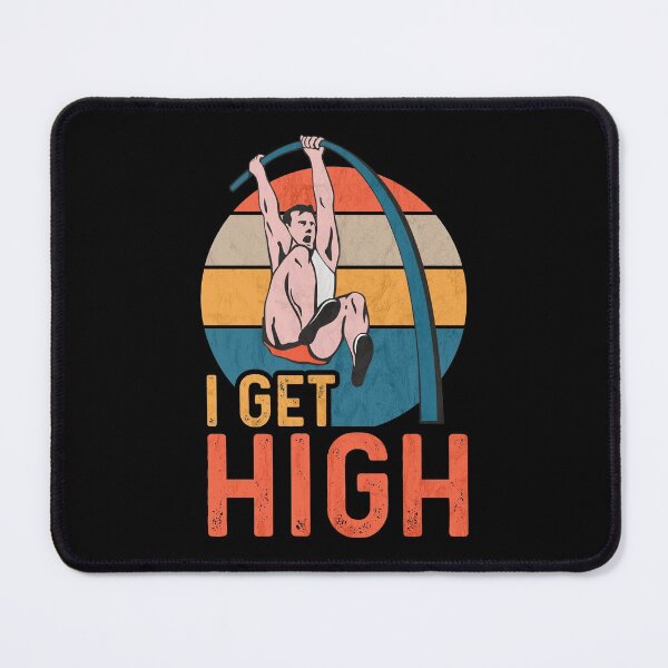 Item preview, Pole Vault I Get High Vintage Pole Vaulting Track and Field designed and sold by grinta2021.