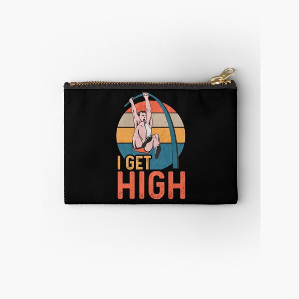 Item preview, Pole Vault I Get High Vintage Pole Vaulting Track and Field designed and sold by grinta2021.