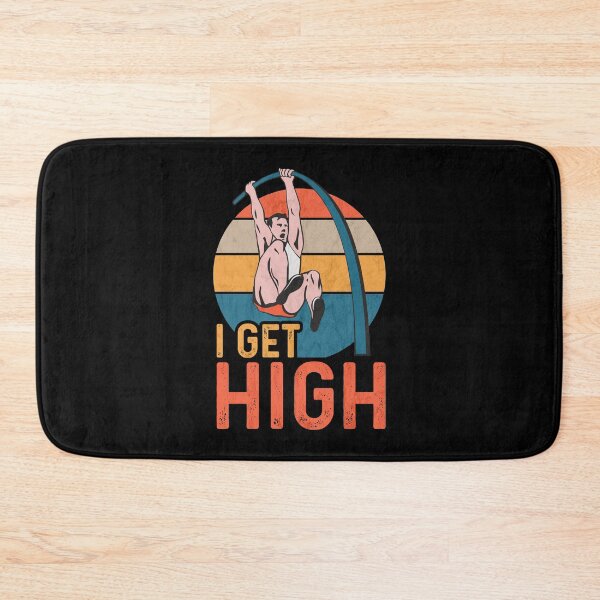 Item preview, Pole Vault I Get High Vintage Pole Vaulting Track and Field designed and sold by grinta2021.
