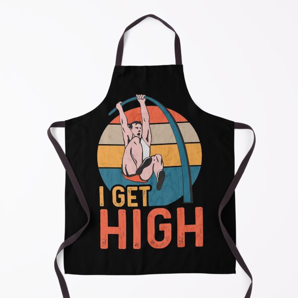Item preview, Pole Vault I Get High Vintage Pole Vaulting Track and Field designed and sold by grinta2021.