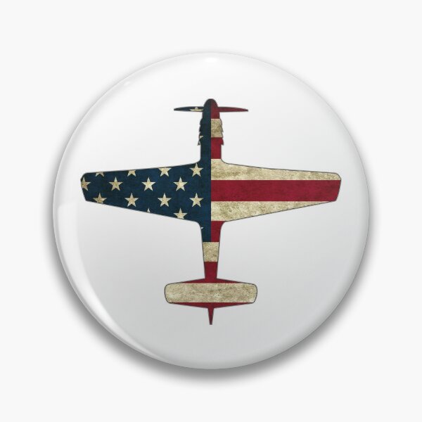 Artikelvorschau, P 51 Mustang Fighter Warbird Flugzeug Flieger Pilot USA Flag entworfen und verkauft von stearman.