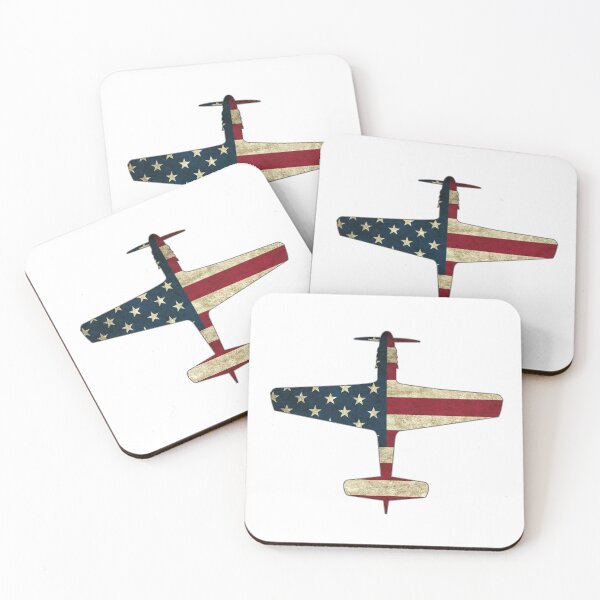 Artikelvorschau, P 51 Mustang Fighter Warbird Flugzeug Flieger Pilot USA Flag entworfen und verkauft von stearman.