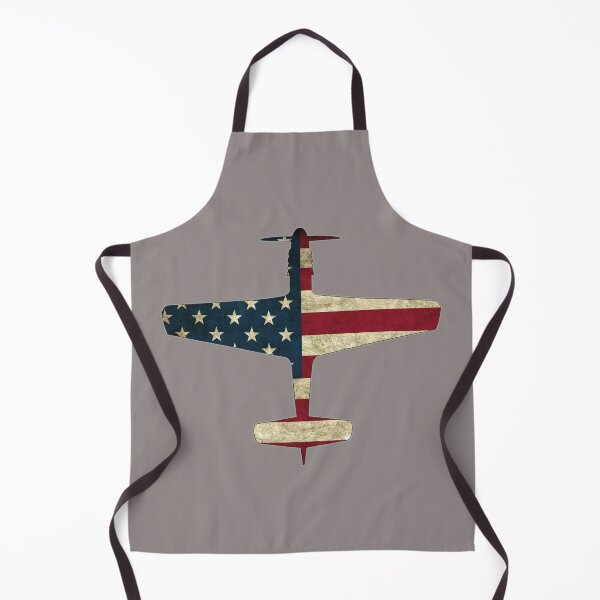 Artikelvorschau, P 51 Mustang Fighter Warbird Flugzeug Flieger Pilot USA Flag entworfen und verkauft von stearman.