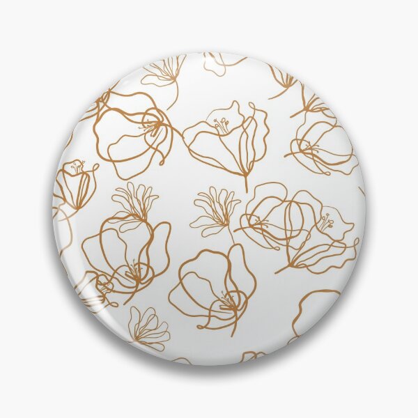 Item preview, Abstract flowers - rust designed and sold by MoshitoDesigns.