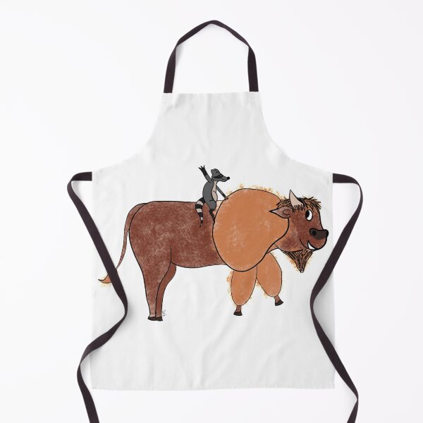 Item preview, love story of a bison and a raccoon designed and sold by Mohes-art.