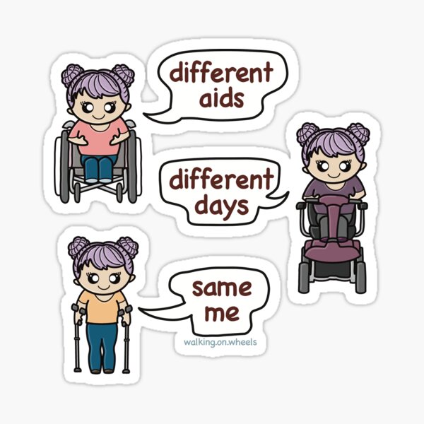 Item preview, Different Aids For Different Days designed and sold by walkingonwheels.