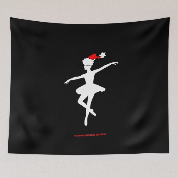 Item preview, Christmas Ballet Dancer ballerina Santa Claus hat designed and sold by studio17designz.