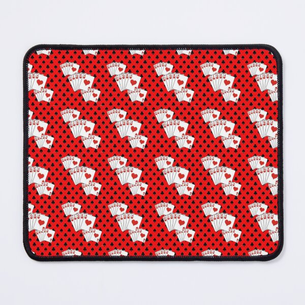 Item preview, CASINO GAMBLING POKER CARDS RED ABSTRACT PATTERNS ART designed and sold by sharlesart.