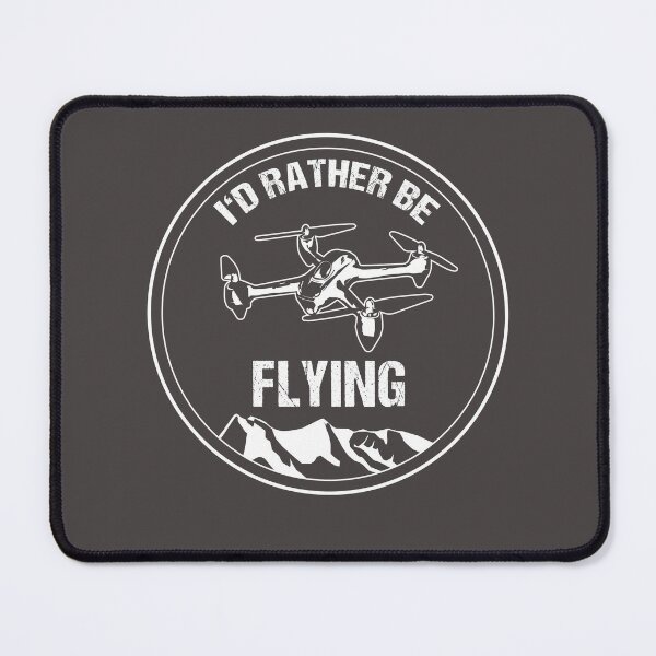 Item preview, Retro Drone Copter Pilot T-Shirt I'd Rather be Flying Christmas Gift designed and sold by stearman.