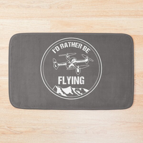 Item preview, Retro Drone Copter Pilot T-Shirt I'd Rather be Flying Christmas Gift designed and sold by stearman.