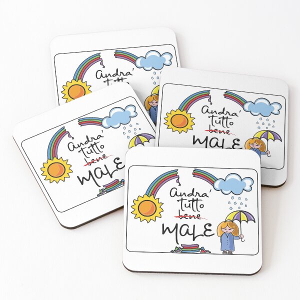 Item preview, Andrà tutto male - sfiga edition - covid edition - malattia edition designed and sold by La zebra  a pois.