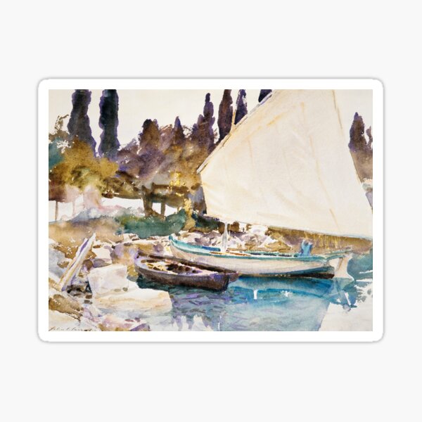 Item preview, Boats (1913) by John Singer Sargent designed and sold by Designedbysm.