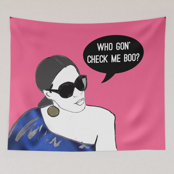 Item preview, Who gon' check me boo? designed and sold by Katsillustration.
