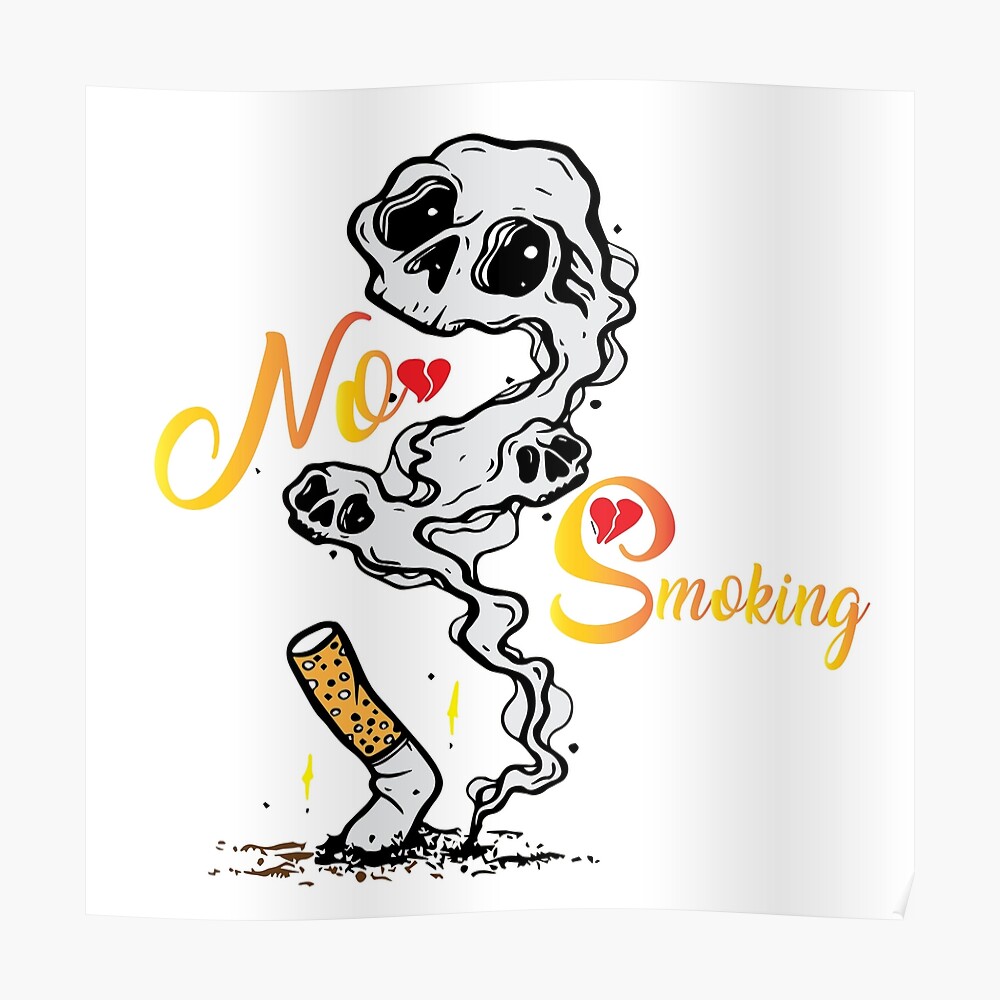 Vector hand drawn no smoking concept sketch with human hand strongly  compressing cigarretes and motivational lettering Stock Vector | Adobe Stock
