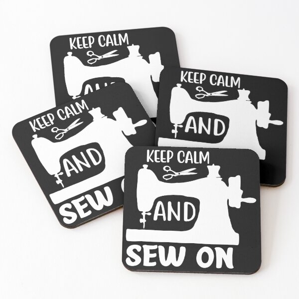Item preview, Keep Calm and Sew on designed and sold by Belhbib Art ⭐⭐⭐⭐⭐.