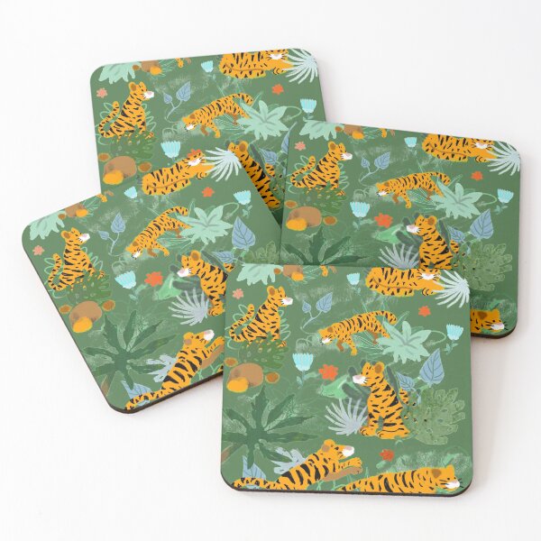 Item preview, stylized tiger, illustration and pattern designed and sold by Karpik-HOME.