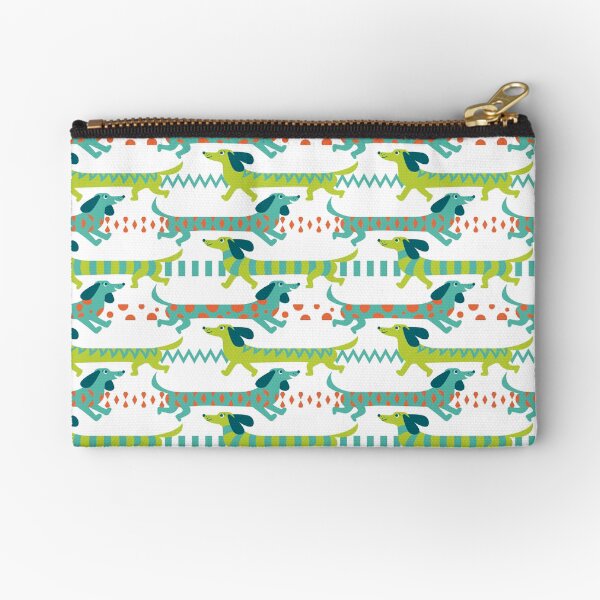 Cute Dachshund Zipper Pouch