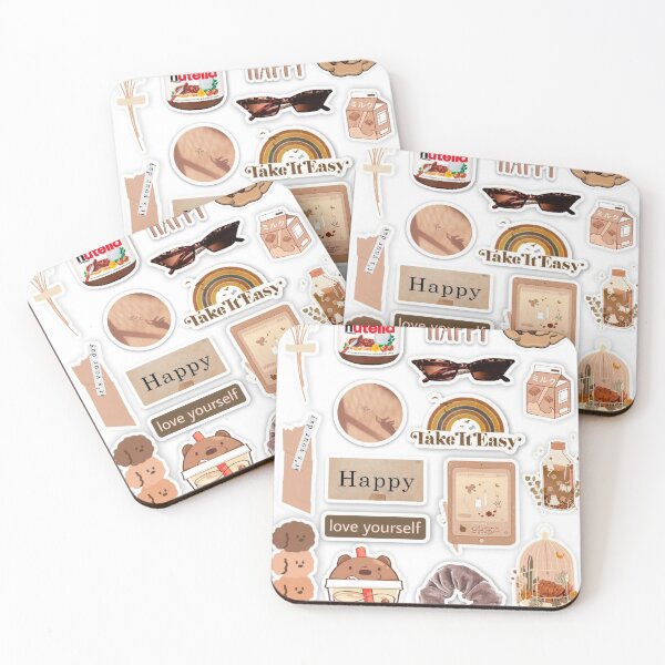 Item preview, Sticker Pack Brown En 2021  designed and sold by poposka.