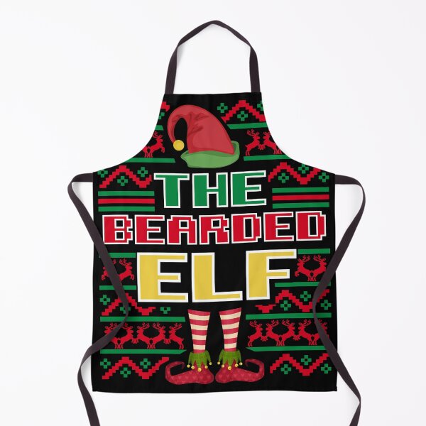Item preview, The bearded elf ugly christmas sweater 2021 designed and sold by Dunn Designs.