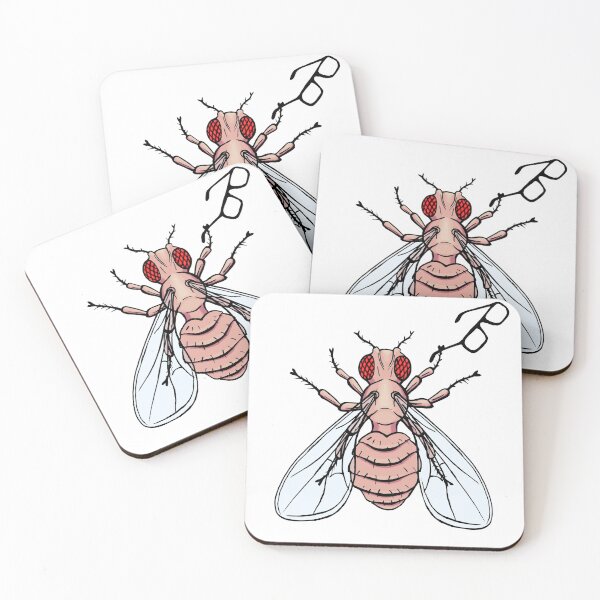 Item preview, Drosophila melanogaster - pink nerd designed and sold by modry-animag.