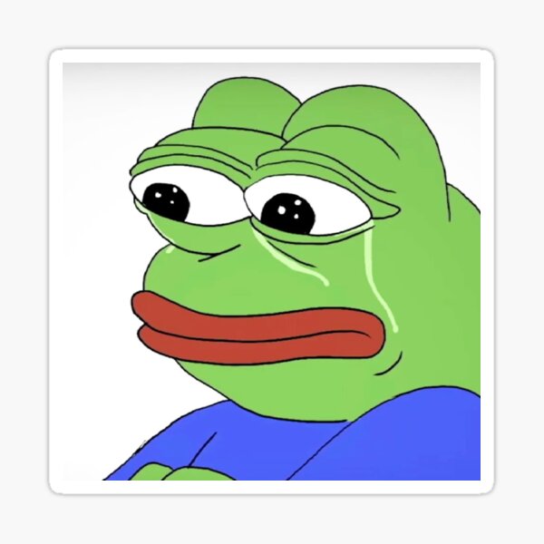 Dank Memer Sad Vibing Sad Pepe Sticker - Dank Memer Sad Vibing Sad Pepe Dank  Sad - Discover & Share GIFs