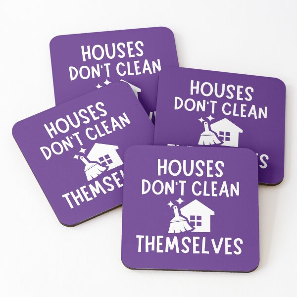 Item preview, Houses Don't Clean Themselves Funny Cleaning Housekeeper designed and sold by SavvyCleaner.
