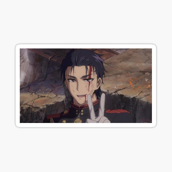 Guren Ichinose Seraph Of the End Anime Sticker for Sale by I Chris