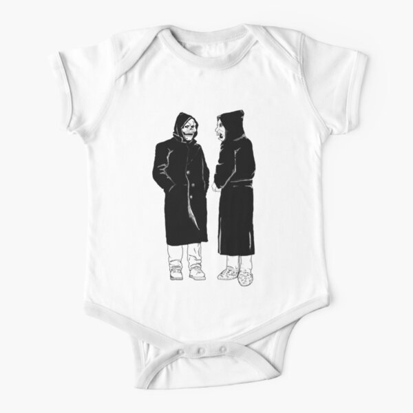 brand new - the devil and god Short Sleeve Baby One-Piece