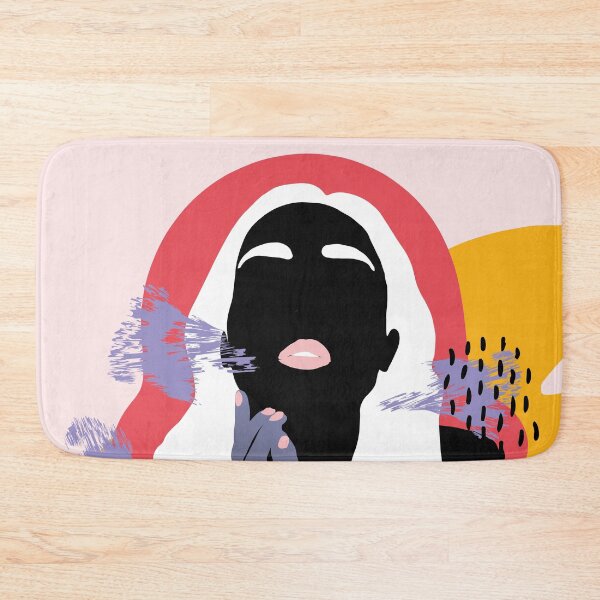 Artikelvorschau, Abstract Tropical Girl #modernart #colourful entworfen und verkauft von MerleCallesen.