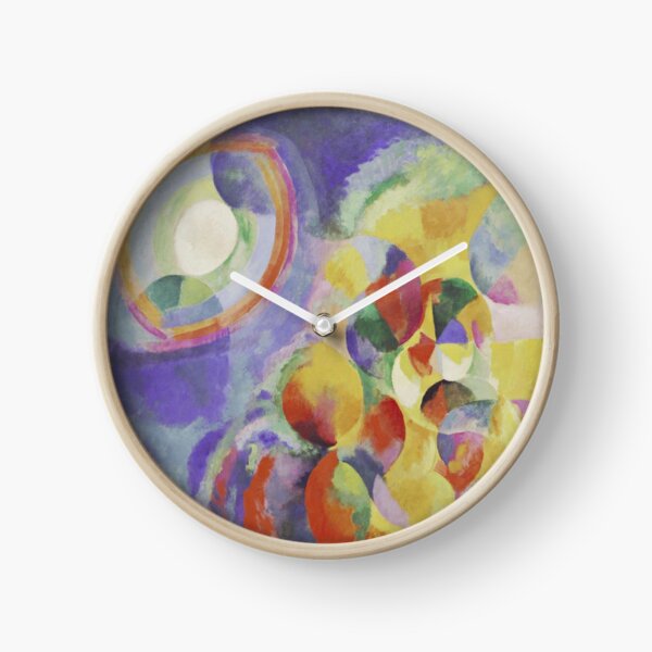 Simultaneous Contrasts Sun and Moon by Robert Delaunay Clock