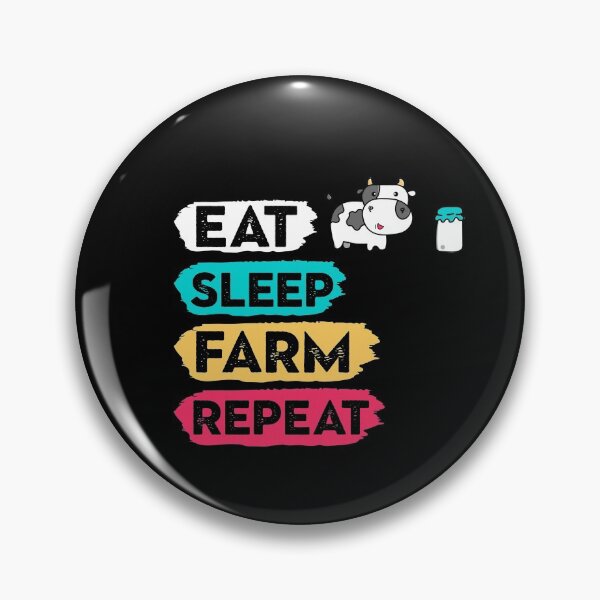 Item preview,   Eat Sleep Farm Repeat - Funny Farming Quotes. designed and sold by rooster23647.