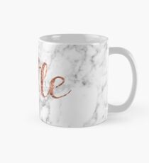 Hustle rose gold marble Mug