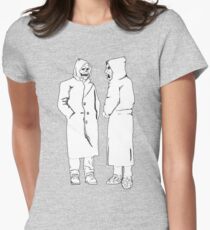 brandneu - der Teufel und Gott Tailliertes T-Shirt für Frauen