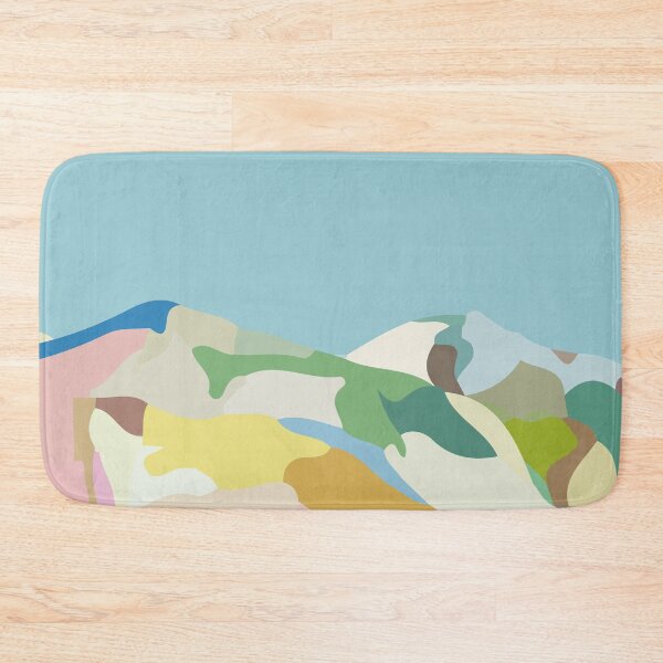 Artikelvorschau, Colourful abstract mountain landscape #modernart #wanderlust entworfen und verkauft von MerleCallesen.
