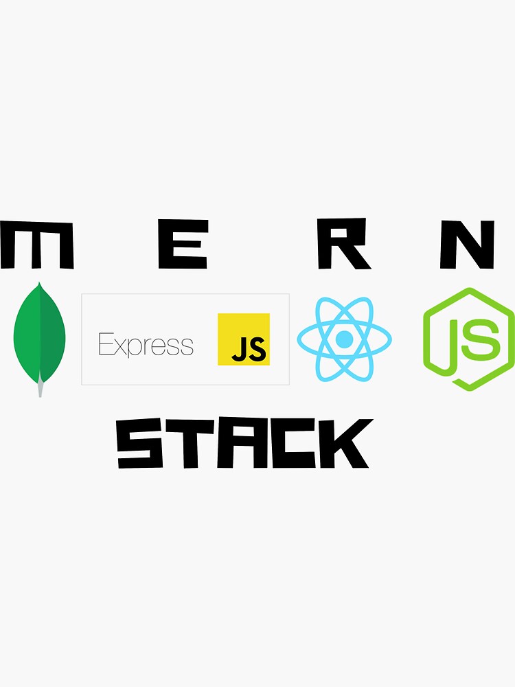"MERN Stack - Developer" Sticker by DoodleRoom | Redbubble