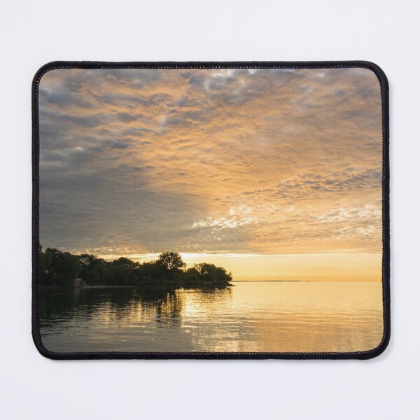 Item preview, Illuminated Cloudscape - Glorious Sunrise at Rotary Peace Park Point on Lake Ontario in Toronto designed and sold by Georgia Mizuleva.