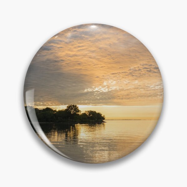 Item preview, Illuminated Cloudscape - Glorious Sunrise at Rotary Peace Park Point on Lake Ontario in Toronto designed and sold by Georgia Mizuleva.