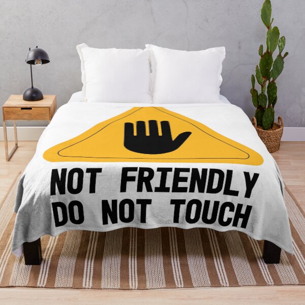 Item preview, Not friendly do not touch designed and sold by MishaLine.